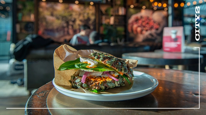 Lækker sund sandwich fra Espresso House i City 2 i Taastrup 